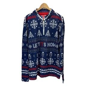 Bogey Bros Golf  1/4 Zip Pullover Men Size XL Novelty Fun Performance